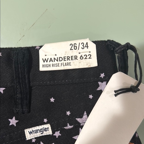 NWT Wrangler Wanderer 622 High Rise Flare, Star Jeans - Picture 7 of 10